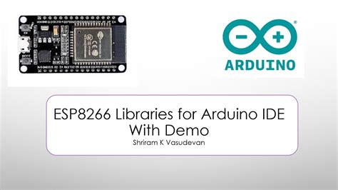 esp8266 board library for arduino ide
